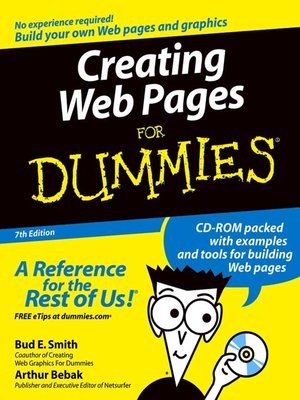 cover image of Creating Web Pages For Dummies
